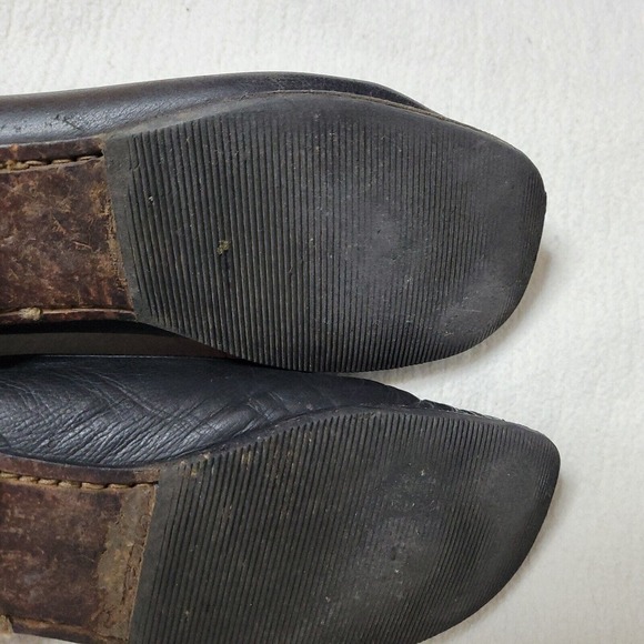 Cole Haan Shoes Flats Size 7 Casual Slip On Loafer Black Leather - Picture 15 of 16